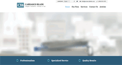 Desktop Screenshot of carrascoblade.com